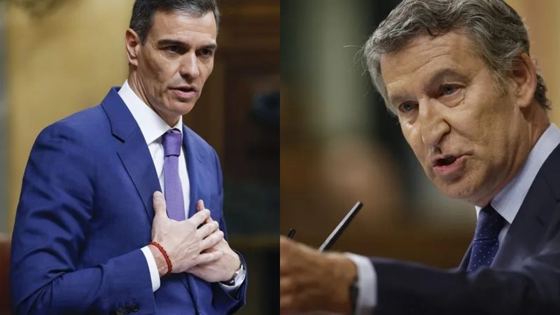 Confrontación tensa en el Congreso entre Feijóo y Sánchez por acusaciones de corrupción