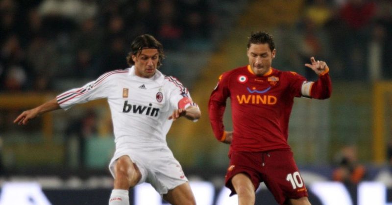 I grandi capitani che hanno segnato la storia di Milan e Roma