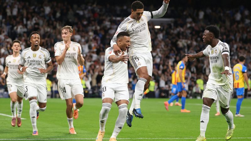 Real Madrid bleibt unaufhaltsam: 4:0-Sieg gegen Valencia mit Mbappé-Show