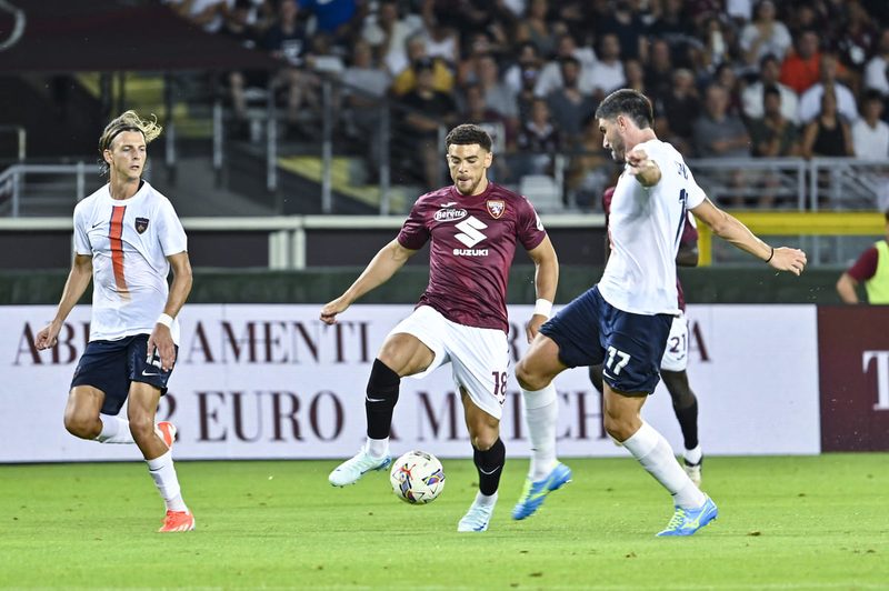 Torino-Pisa: Baroni senza Nkounkou e Israel, Gila sfida con il Pisa