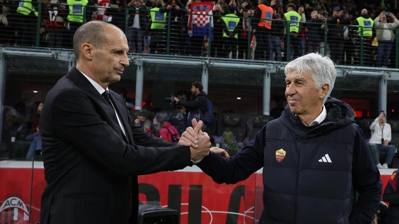 L'emozione di Allegri e Gasp per Galeone in un Milan-Roma indimenticabile