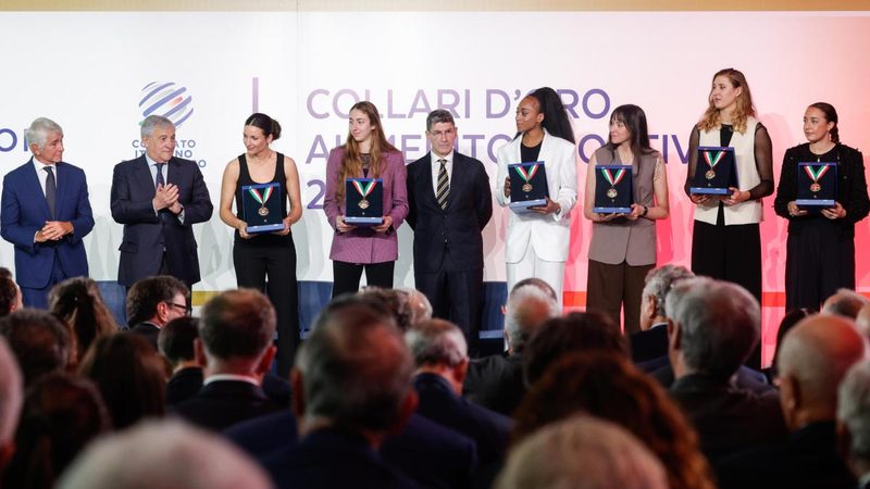Premiati d'oro: dal volley a Furlani, celebrazione dello sport italiano