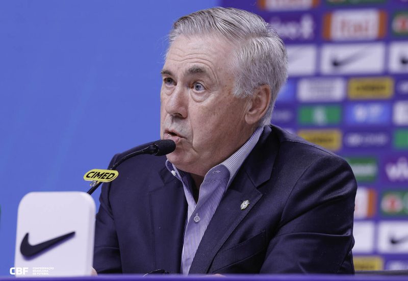 Ancelotti revela convocação da Seleção Brasileira para amistosos na Europa