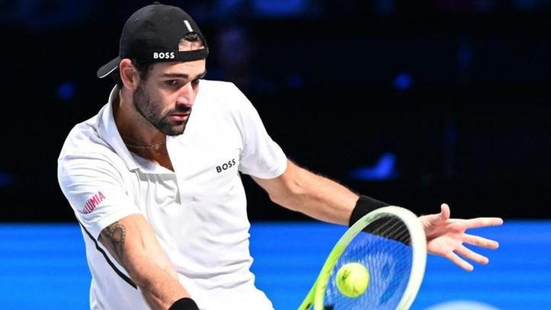 Berrettini inizia col piede giusto a Metz: facile vittoria su Halys e derby con Sonego