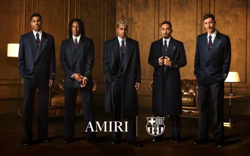 Barcelona firma parceria com AMIRI e jogadores usarão trajes de luxo até 2029