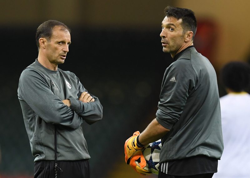 Il ritorno del Milan: Allegri risolleva la squadra e Buffon lo applaude