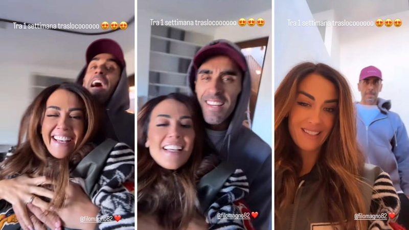 Filippo Magnini e Giorgia Palmas pronti per il trasloco: entusiasmo e nuove sfide