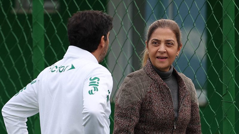 Leila Pereira decide não ir ao Maracanã e acompanha Flamengo x Palmeiras pela TV