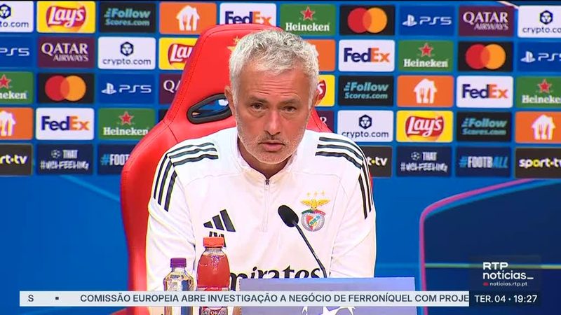 Mourinho pede apoio em jogo decisivo contra o Bayer Leverkusen