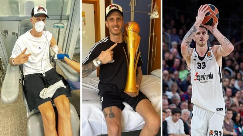 Achille Polonara esce dal coma: la sua battaglia contro la leucemia continua