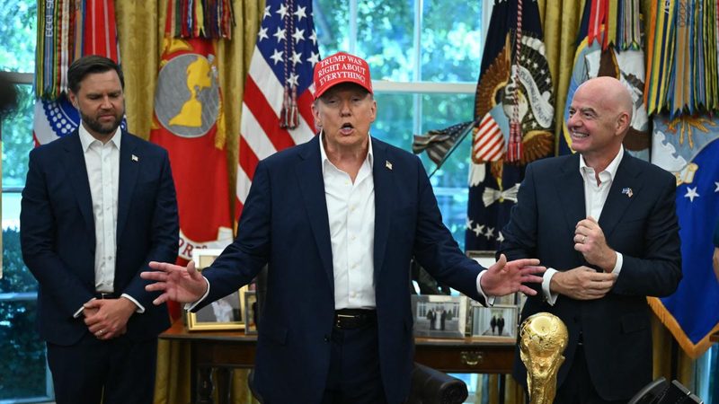 La Fifa lancia il 'Premio per la Pace': Trump potrebbe essere il primo a riceverlo