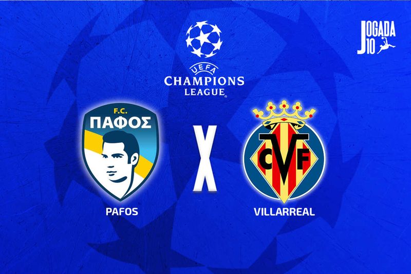 Pafos e Villarreal se enfrentam em duelo decisivo pela Champions League