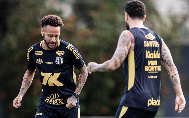 Santos se prepara para clássico com Neymar em treino decisivo