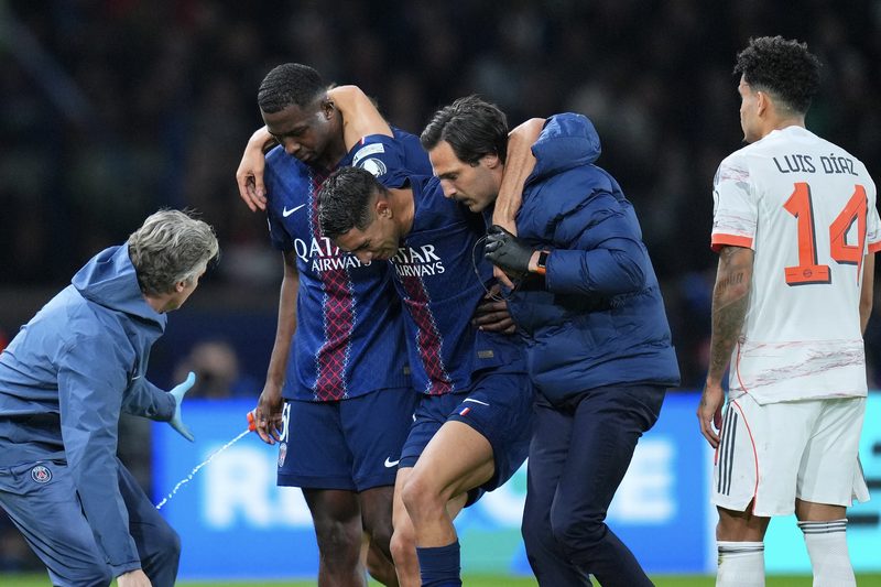Hakimi evita la rottura del legamento: il PSG tira un sospiro di sollievo