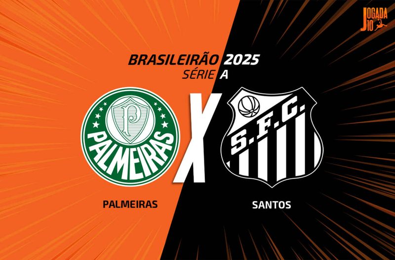 Clássico da Saudade: Palmeiras e Santos se enfrentam na 32ª rodada do Brasileirão