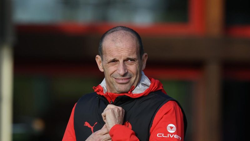 Allegri avverte: "Attenzione al Parma, Pulisic è recuperato ma Leao deve migliorare"