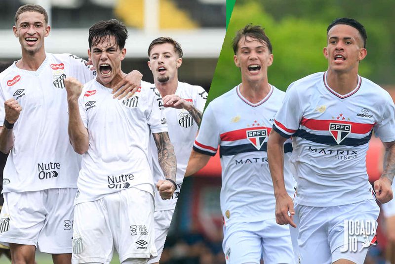 Santos e São Paulo se enfrentam na final do Campeonato Paulista Sub-20 neste domingo