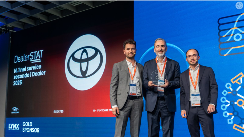 Toyota trionfa al DealerStat 2025: miglior brand nel service post vendita