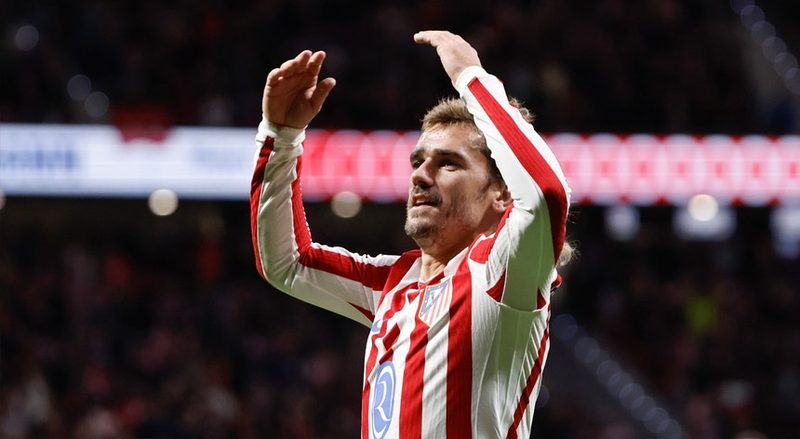 Atlético de Madrid conquista oitava vitória com show de Griezmann