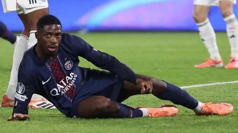 La maledizione del Pallone d'oro colpisce Dembélé: infortunio e difficoltà