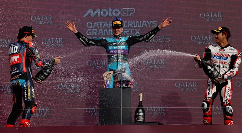 Máximo Quiles conquista vitória emocionante no GP de Portugal de Moto3