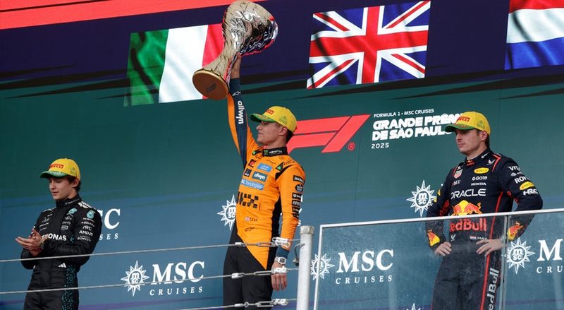 Lando Norris amplia liderança no Mundial de Fórmula 1 após vitória convincente
