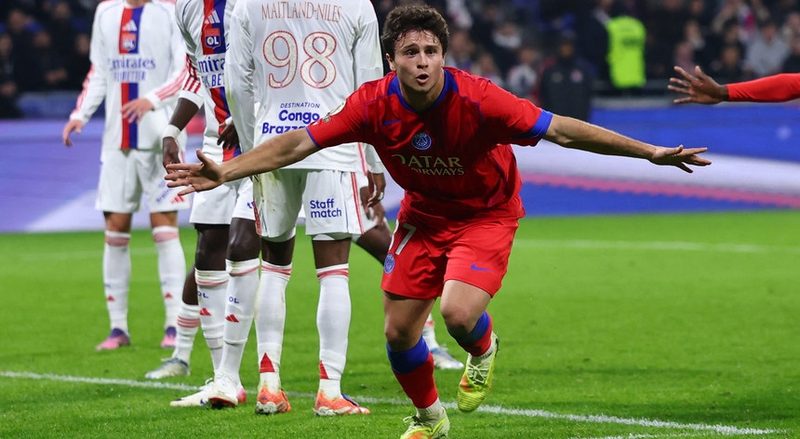 João Neves brilha e garante vitória dramática ao Paris Saint-Germain