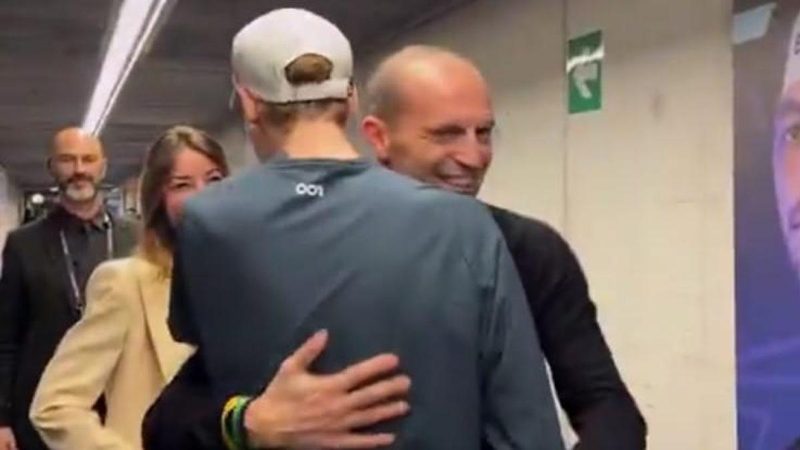 Un pranzo tra sportivi: Sinner e Allegri rinnovano la loro amicizia