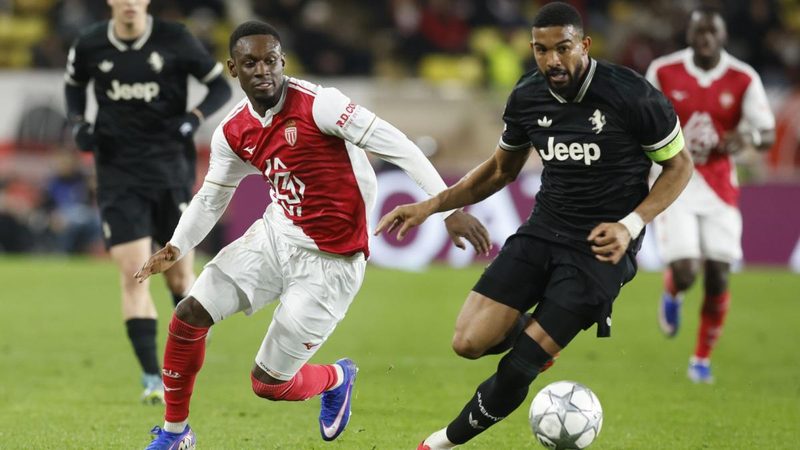 Mónaco y Juventus empatan sin goles y aseguran su paso a los playoffs de la Champions