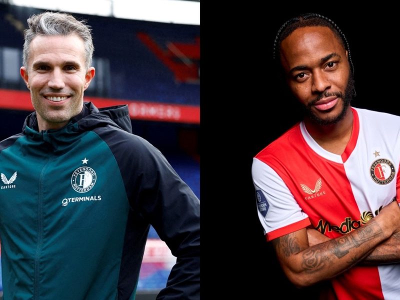 Van Persie lleva al Feyenoord a Bélgica para integrar a Raheem Sterling en el equipo