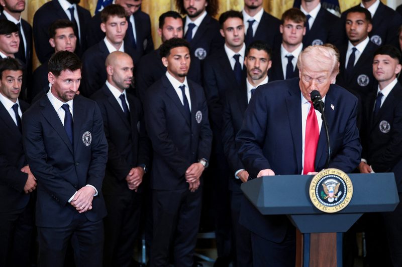 Donald Trump exalta Palmeiras em evento com Inter Miami: 'Melhor do Brasil'