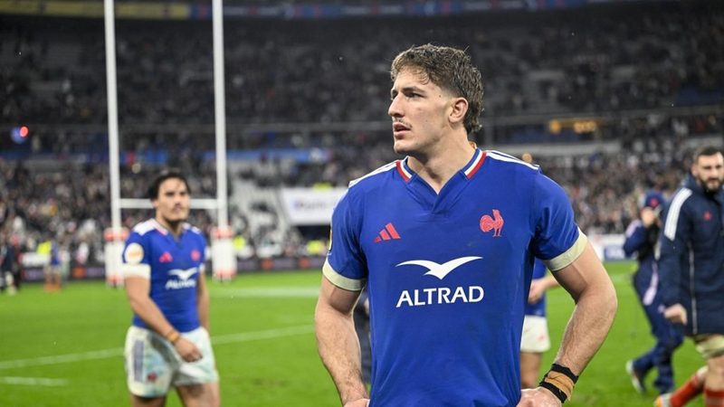Le XV de France sans Oscar Jegou : quatre semaines de suspension pour jeu déloyal