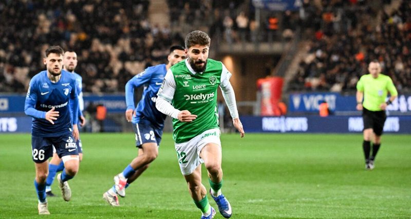 L'AS Saint-Étienne bute sur le GF38 et rate l'occasion de dépasser Troyes