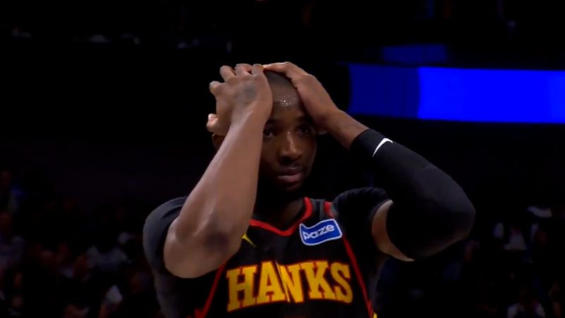 Jonathan Kuminga sorprende con un triplazo inesperado desde su tiro libre