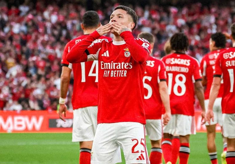 Benfica vence Vitória de Guimarães e assume vice-liderança do Campeonato Português