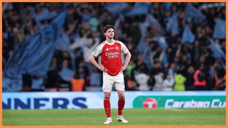Declan Rice Faces Backlash After Arsenal's Cup Final Setback Against Man City