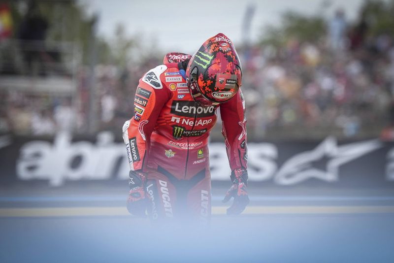 Francesco Bagnaia cade a Goiânia e delude in un altro GP di MotoGP
