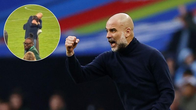 El emotivo abrazo de María Guardiola y su padre tras la victoria en Wembley