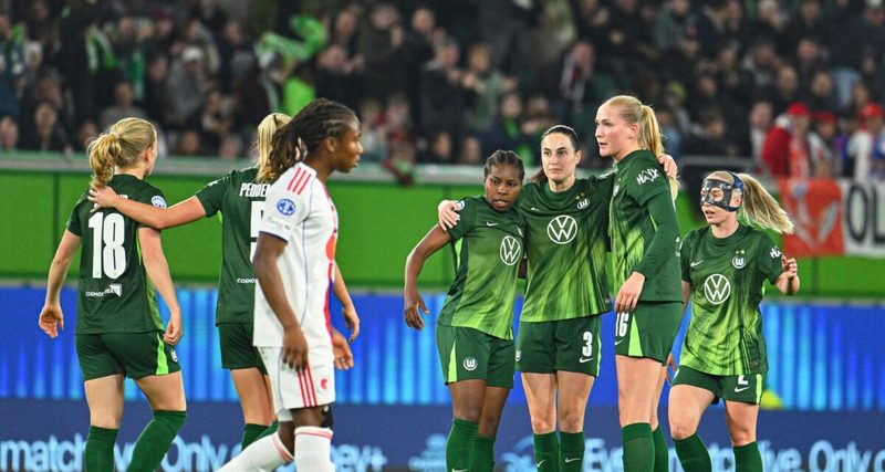 L'OL Lyonnes surpris à Wolfsburg : une défaite à renverser au match retour