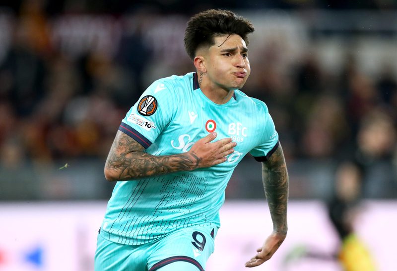 Allegri punta su Castro del Bologna: il Milan cerca un nuovo attaccante