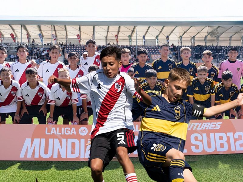 River y Boca inician su camino en el Mundialito de Clubes Infantil