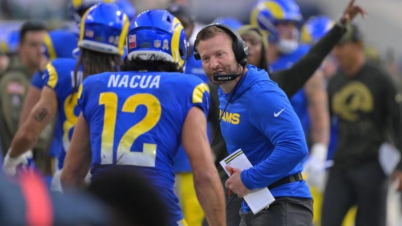 Rams Coach Sean McVay Stands by Puka Nacua Amid Serious Allegations