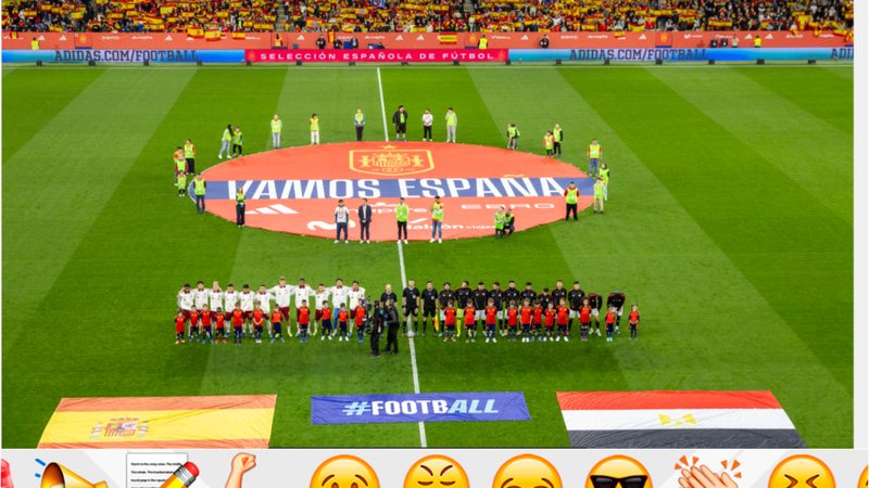 España busca la victoria mientras el ambiente se torna tenso en amistoso contra Egipto