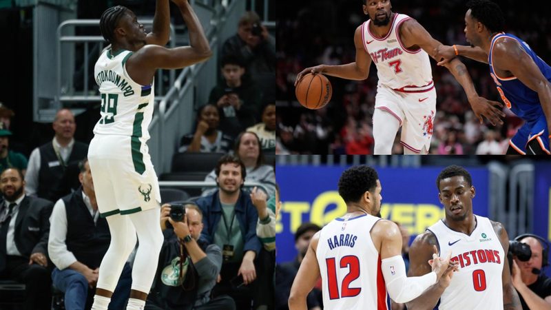 Los Pistons brillan tras derrotar a los Raptors y los Antetokounmpo hacen historia