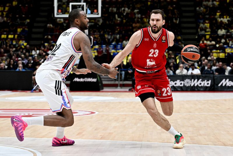 Olimpia Milano cerca riscatto in trasferta contro il Paris Basketball