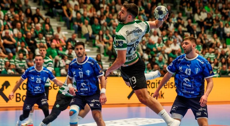 Sporting se aproxima dos quartos de final da Liga dos Campeões de andebol com vitória