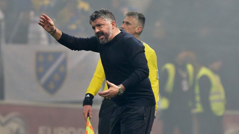 Gennaro Gattuso face à un avenir incertain avec l'Italie jusqu'en juin