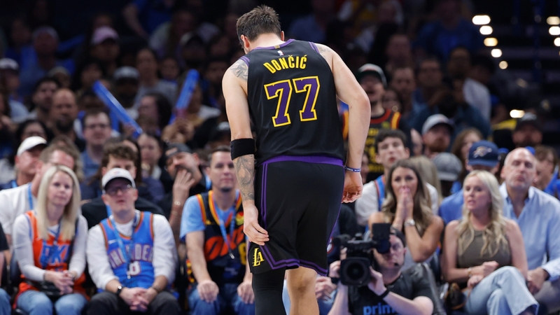 Lakers' Hopes Diminish as Luka Dončić Injures Hamstring in Thunder Blowout