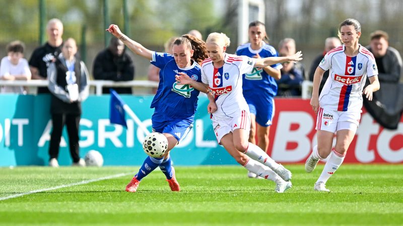 L'OL s'impose face à Strasbourg et affrontera le PSG en finale de la Coupe de France féminine
