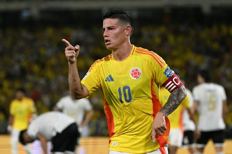 James Rodríguez busca repetir feitos históricos na Copa do Mundo de 2026
